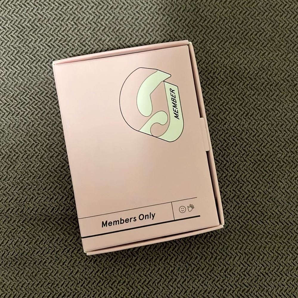 New Glossier Membership Keychain
